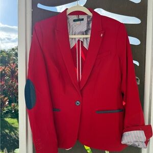 Tommy Hilfiger Red Blazer